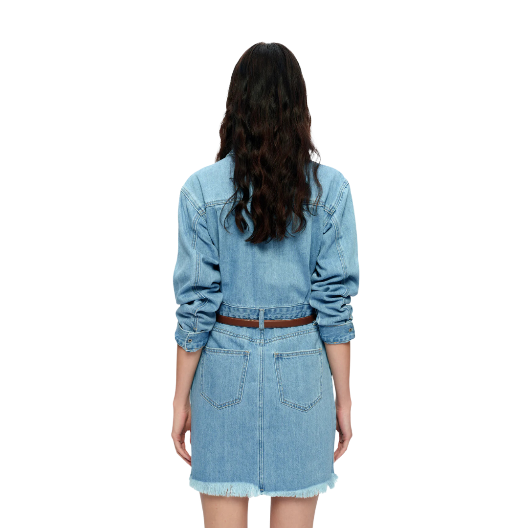 Bayeas Women's The Resa Denim Shirt Light Blue Dress