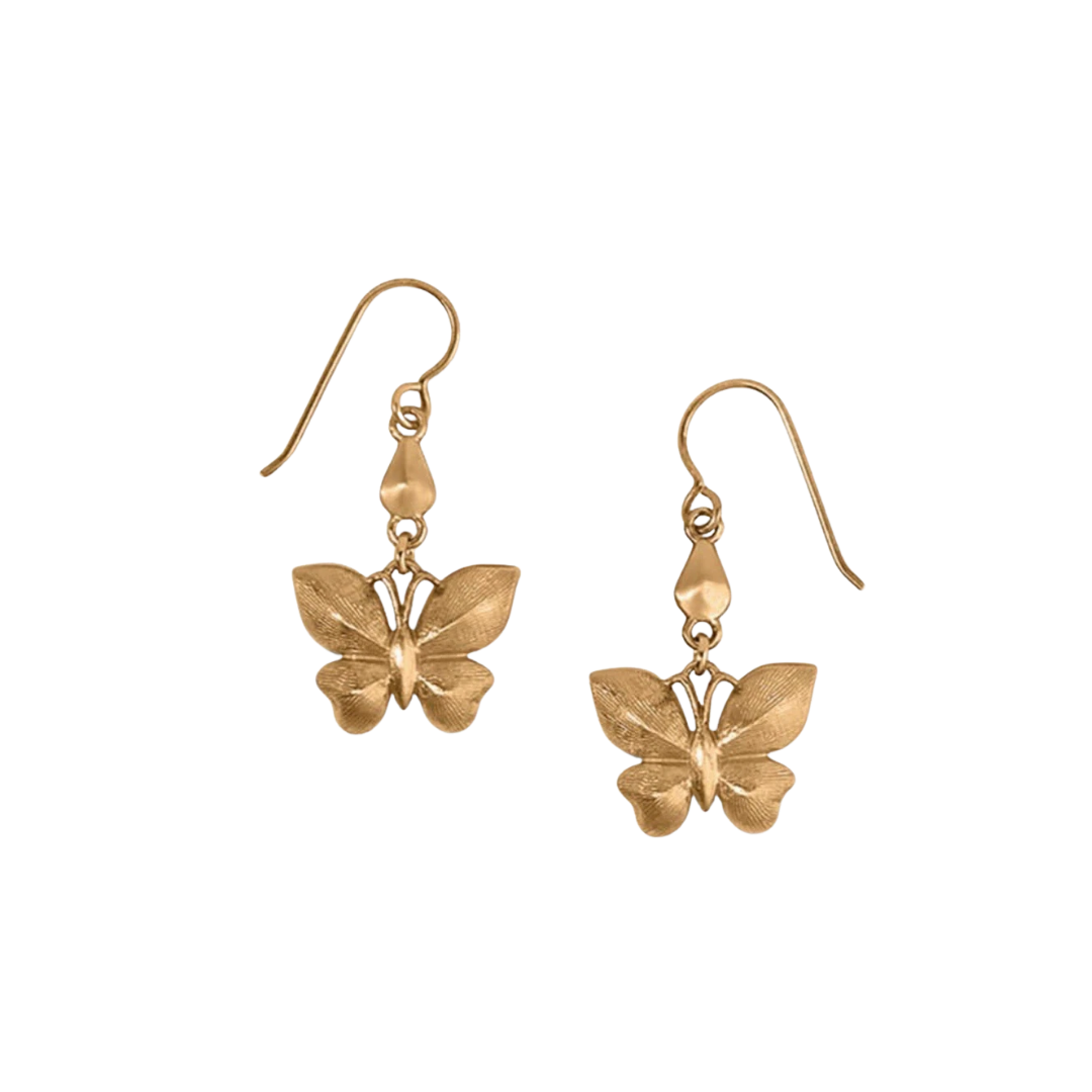 Brighton Women's Everbloom Flutter Yellow Earrings