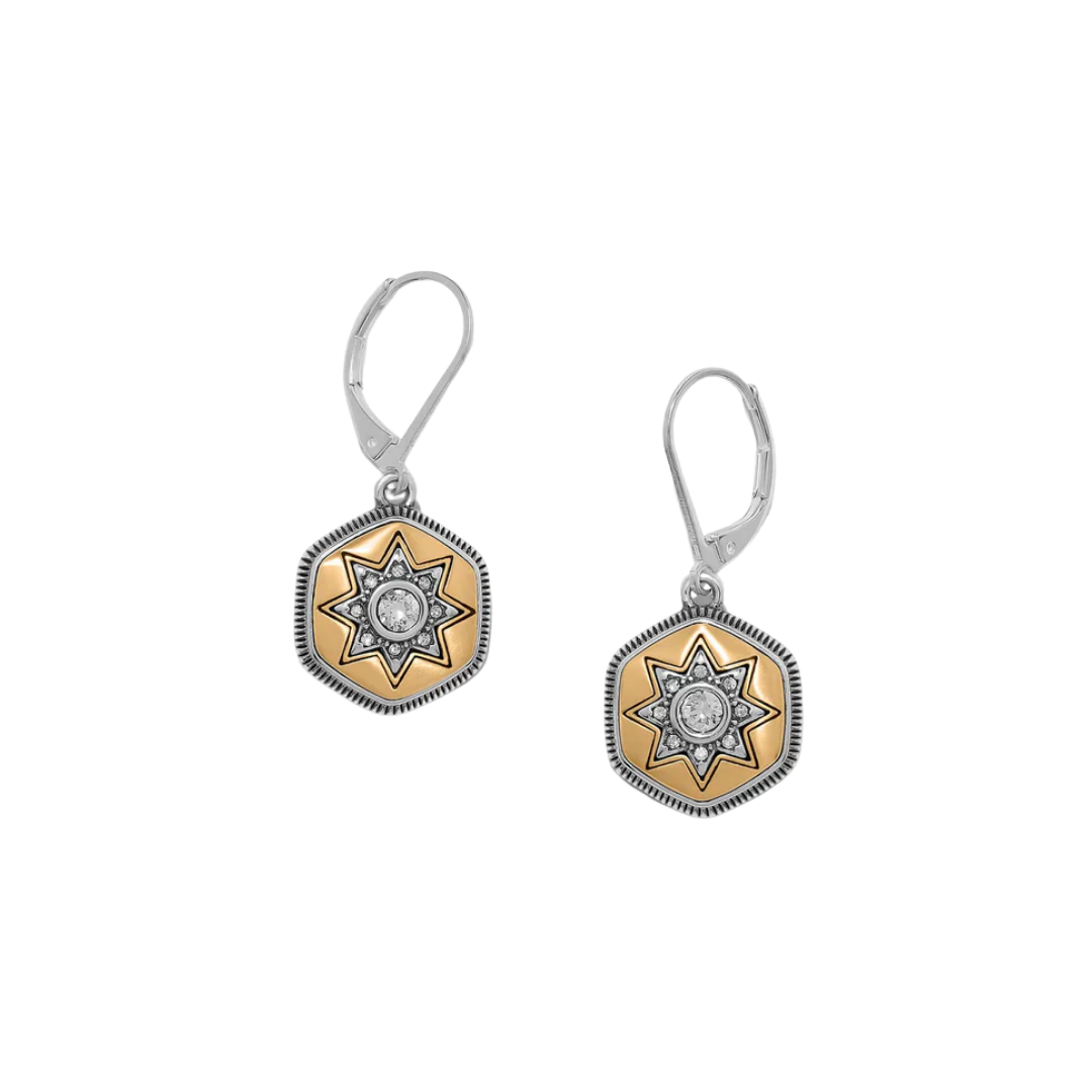Brighton Women's Mosaic Nova Leverback Earrings