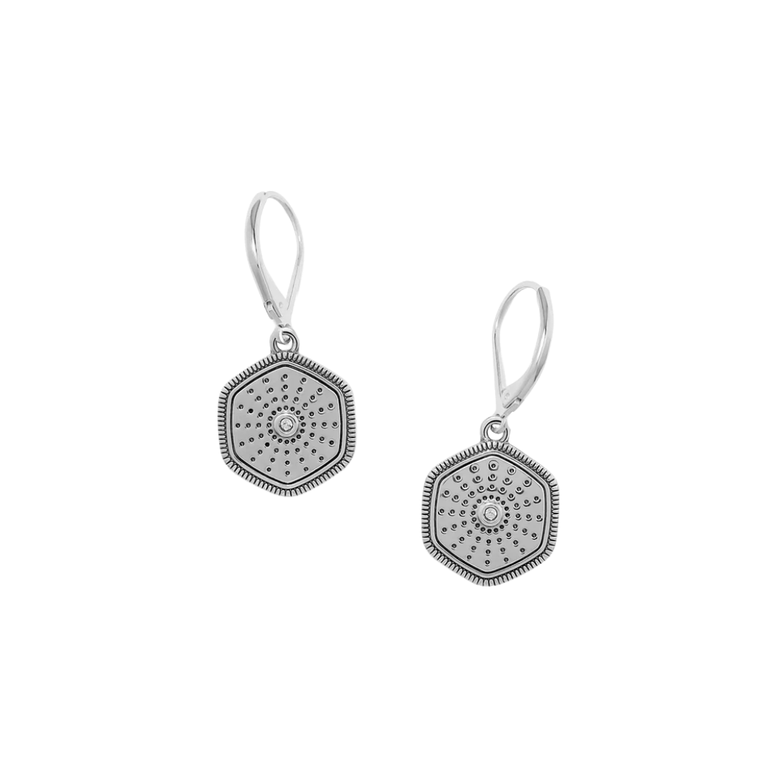 Brighton Women's Mosaic Nova Leverback Earrings