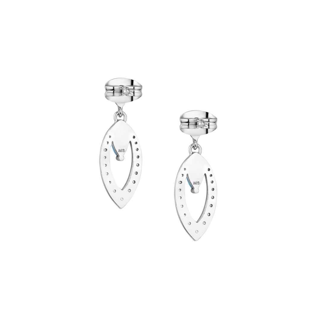 Montana Silversmiths Women's Dancing In The Rain Grey Earrings