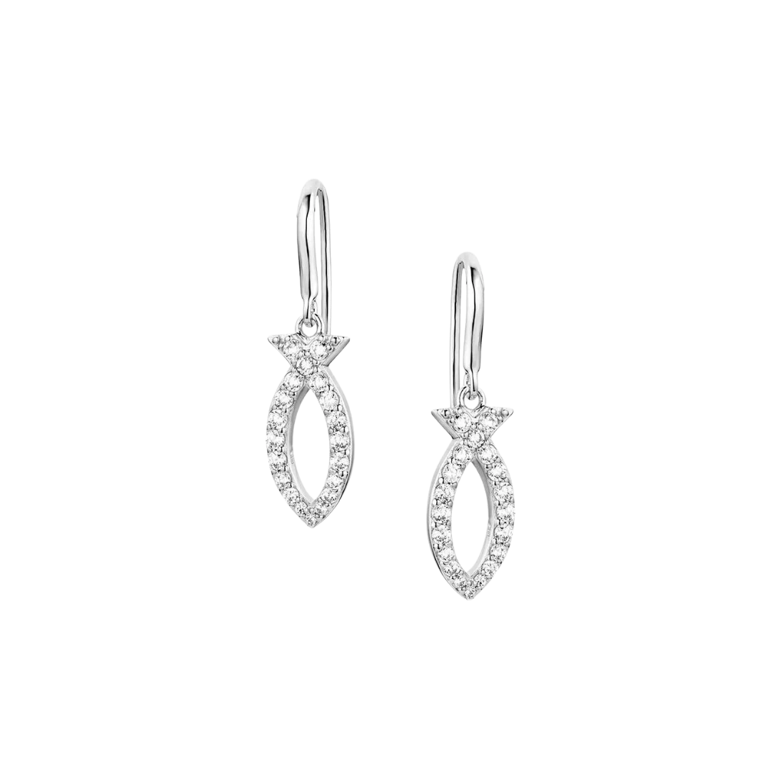 Montana Silversmiths Women's Graceful Waters Grey Earrings