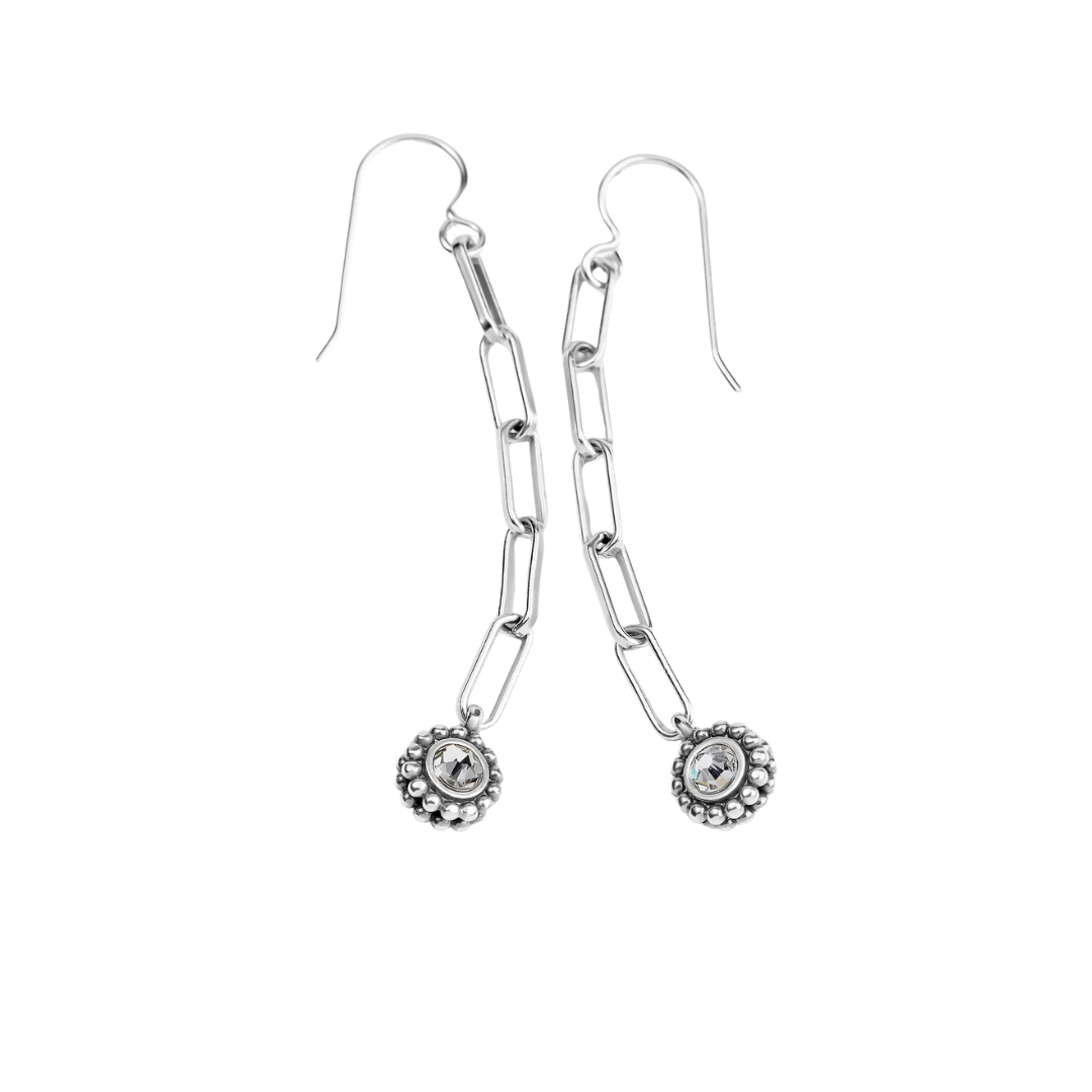 Brighton Women's Twinkle Linx French Grey Earrings