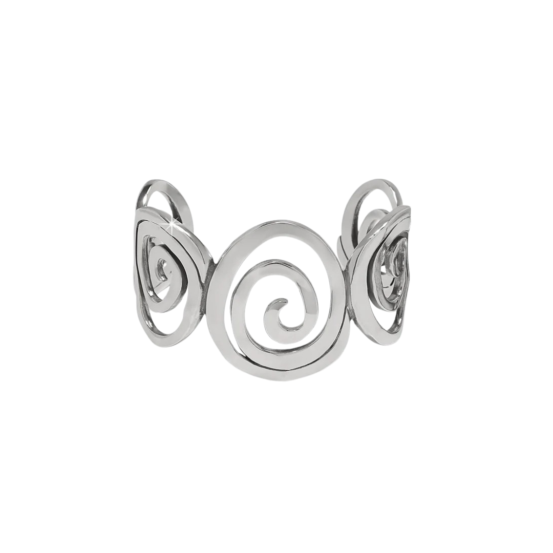 Brighton Women's Vertigo Vibe Flex Silver Cuff