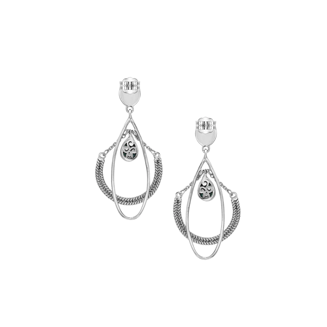 Montana Silversmiths Women's Horseshoe Mobile Turquoise Earrings