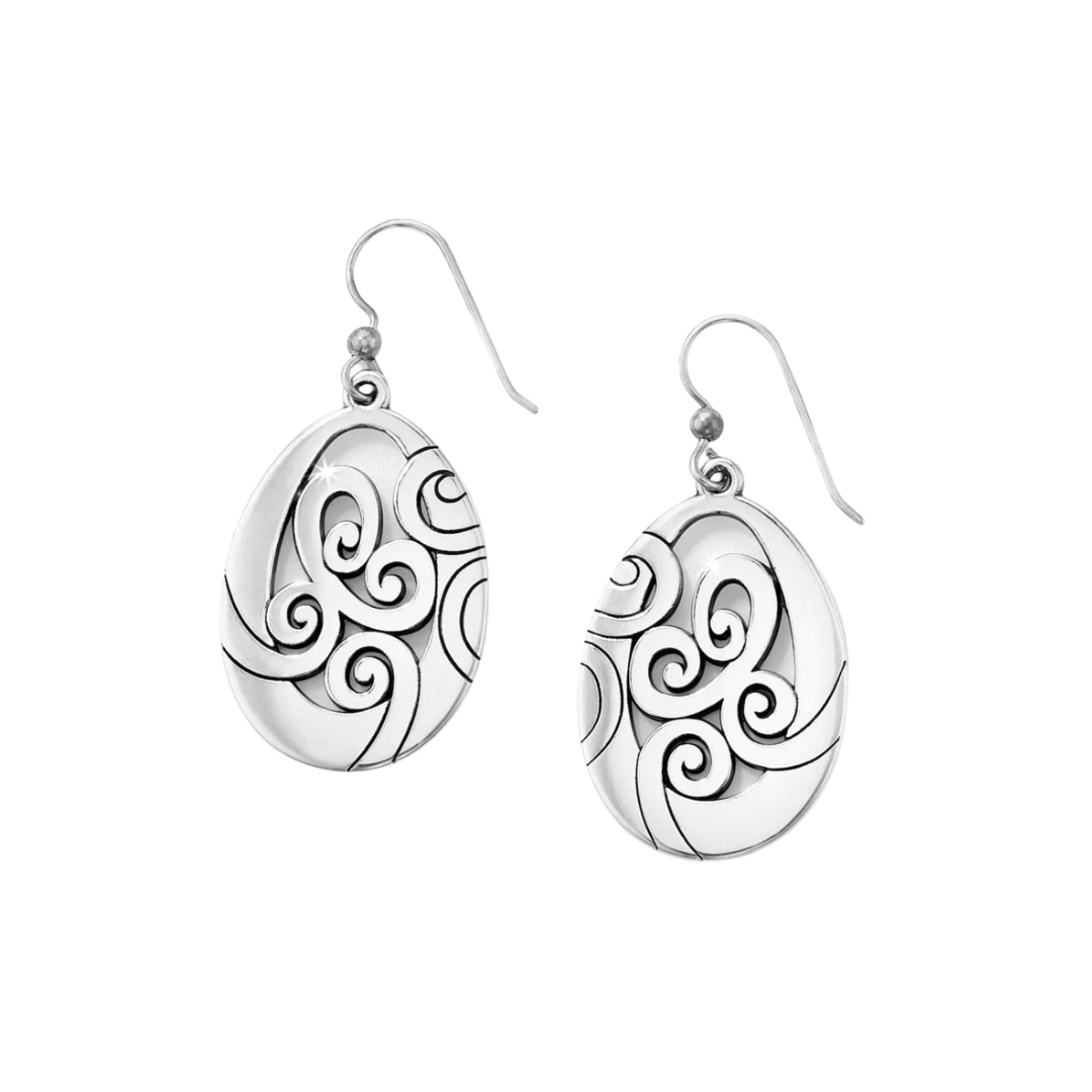 Brighton Women's Mingle French Grey Earrings