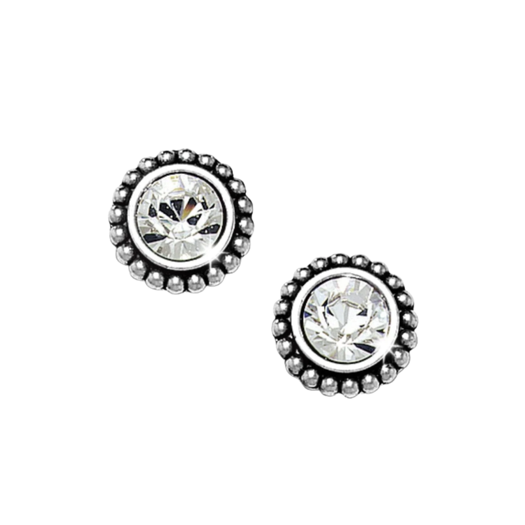 Brighton Women's Twinkle Medium Post Grey Earrings