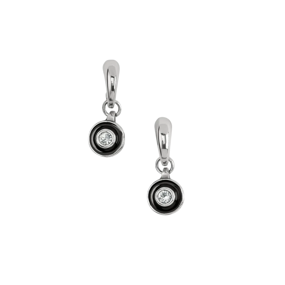 Brighton Women's Meridian Eclipse Post Grey Earrings