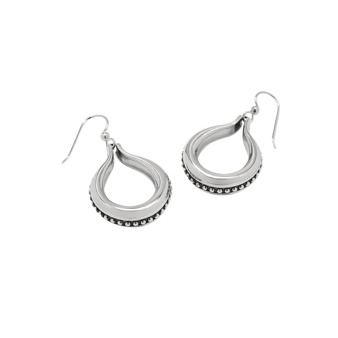 Brighton Women's Pretty Tough Arch French Wire Silver Earrings