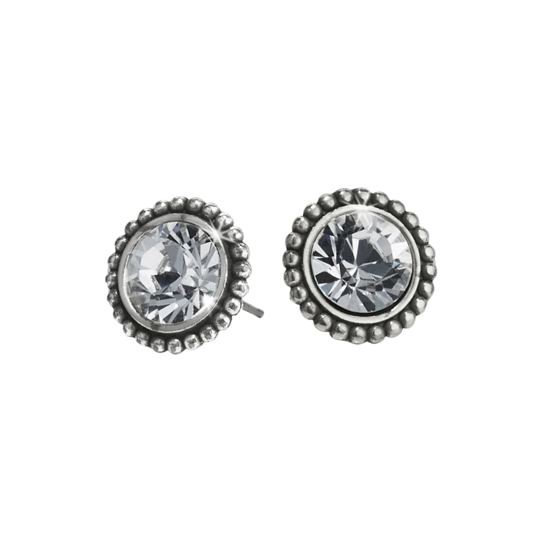 Brighton Women's Twinkle Large Post Grey Earrings