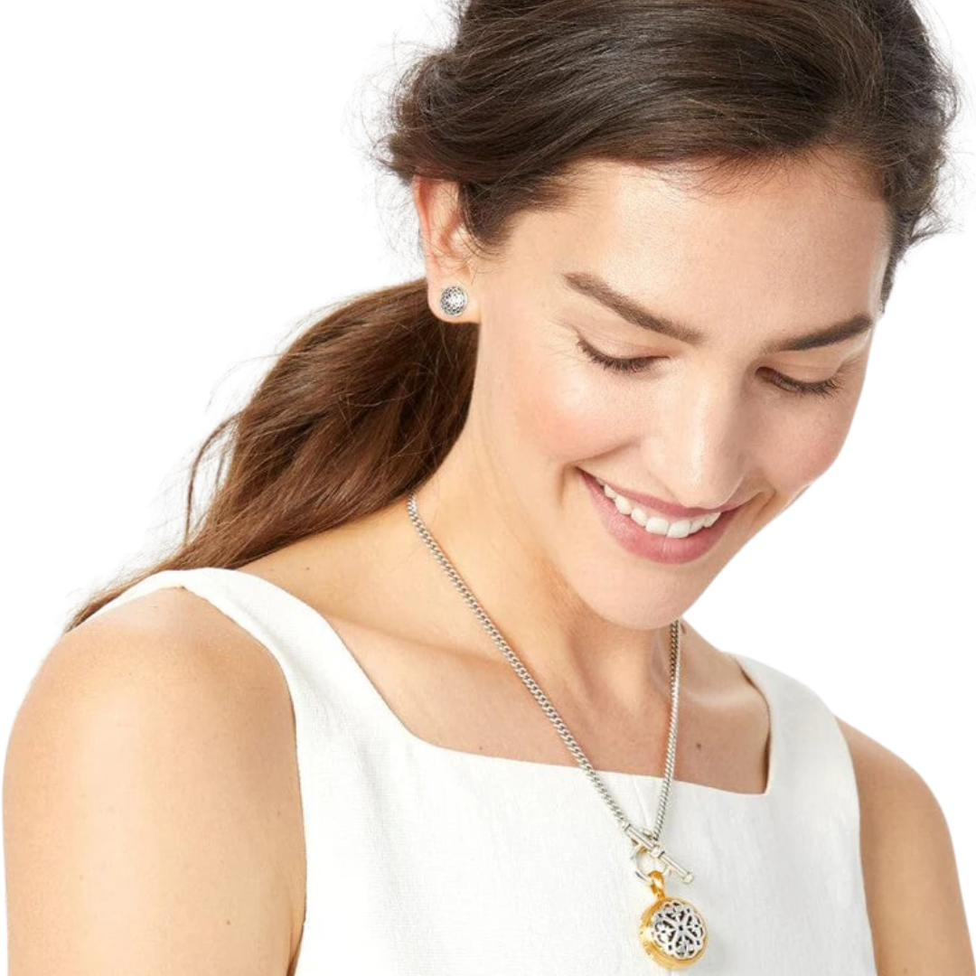 Brighton Women's Ferrara Stud Silver Earrings