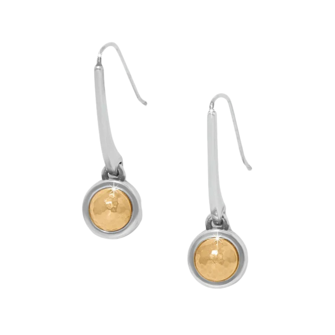 Brighton Women's Ferrara Segreta Ball Silver Gold Earrings