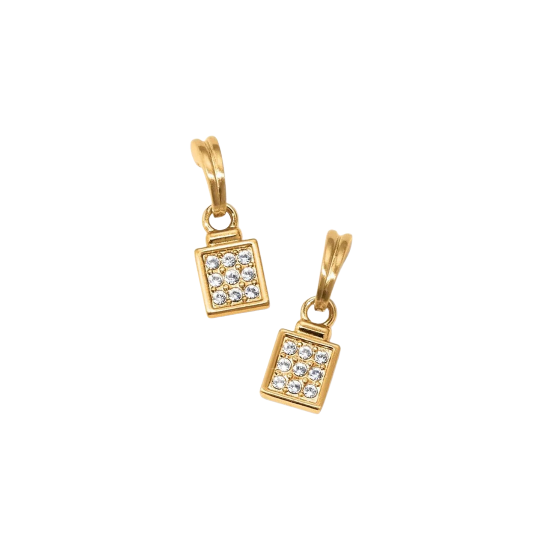 Brighton Women's Meridian Zenith Mini Post Drop Gold Earrings