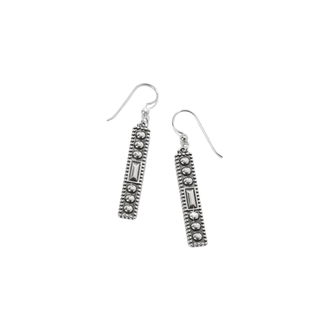 Brighton Women's Pretty Tough Gem French Wire Silver Light Topaz Earrings