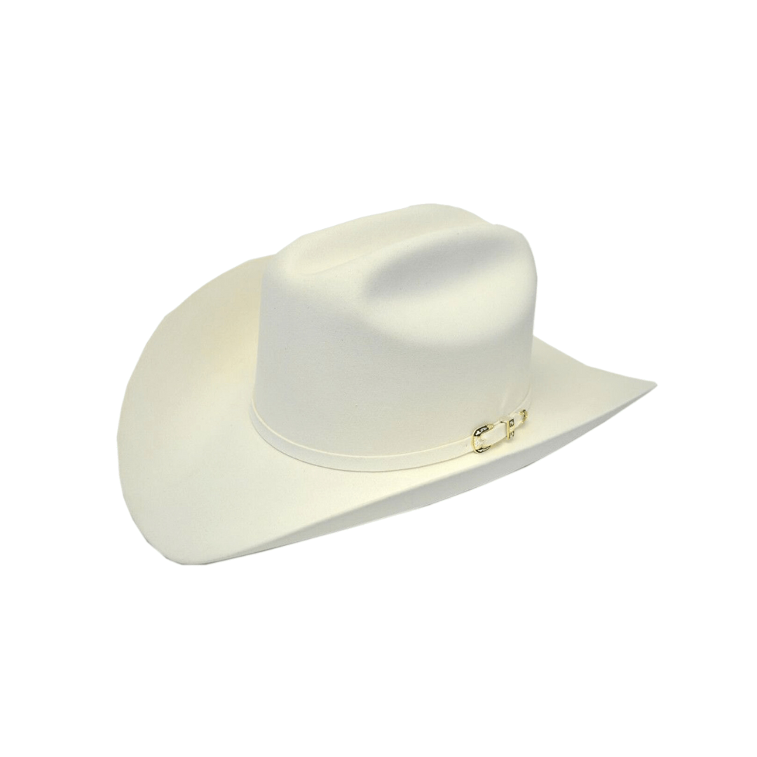 Milano Men's 10x Oro Blanco Fur Felt White Hat