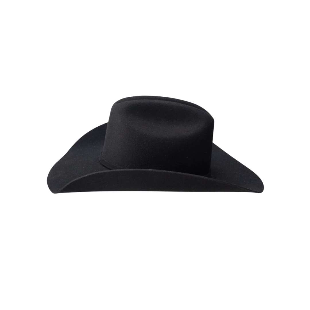 Resistol Men's 3x Wool Tucker Bone Black Hat
