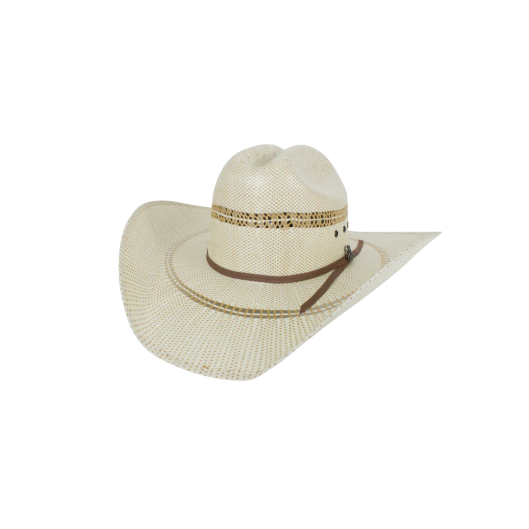ARIAT Unisex Double S 20X Straw Cowboy Hat - A73118 6 7/8 Natural At Men's Clothing Store
