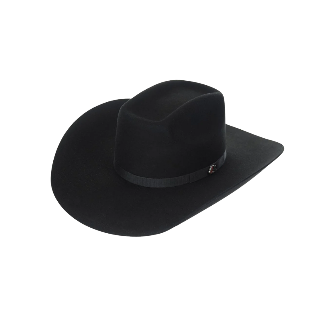 Justin Men's 2X Owen Wool Felt Black Hat