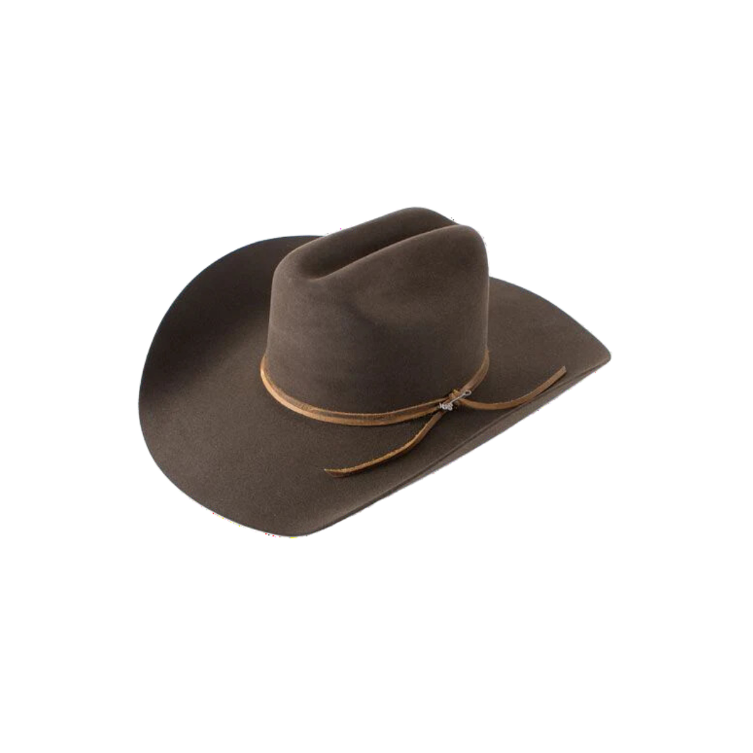 Stetson Unisex Gibby 6X USA Made Sage Felt Brown Hat