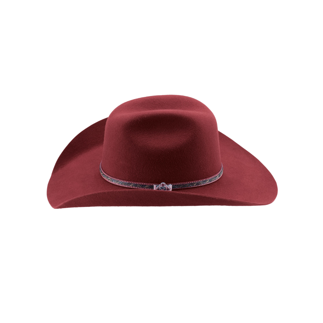 Bullhide Unisex Life Whit You 4X Carmine Hat