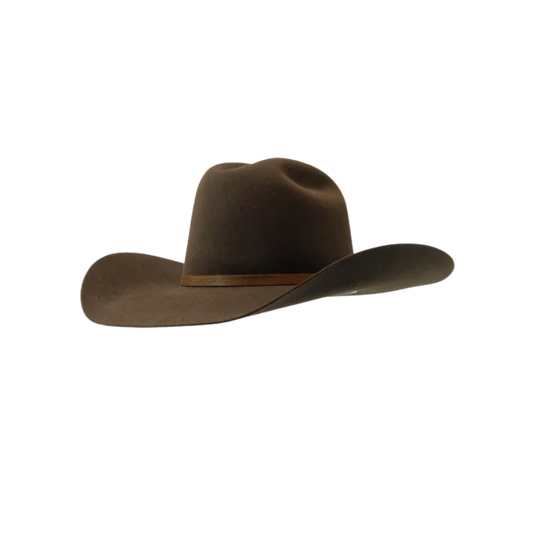 Resistol Men's George Strait 6X Trail Felt Chocolate Hat