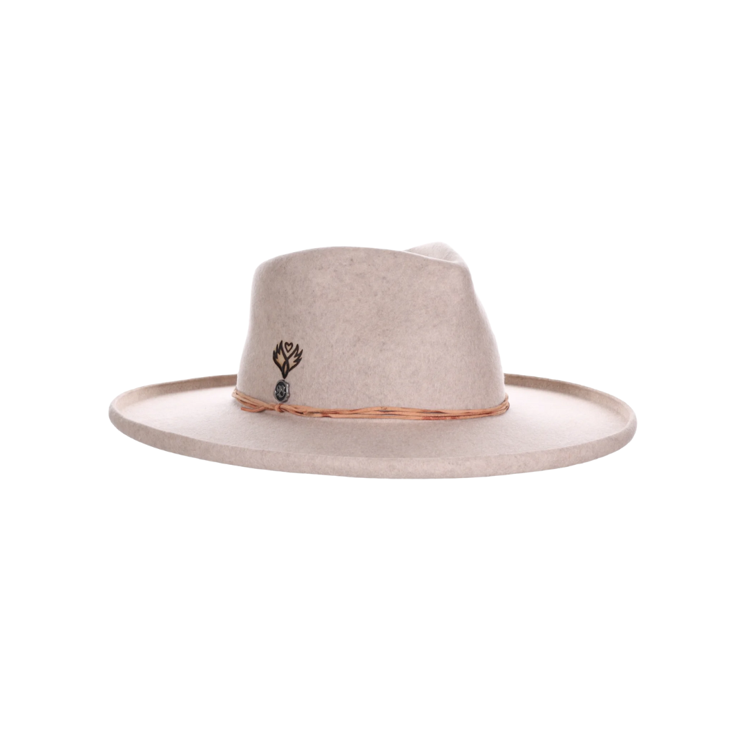 Milano Women's Biltmore The Bones Brindle Beige Hat
