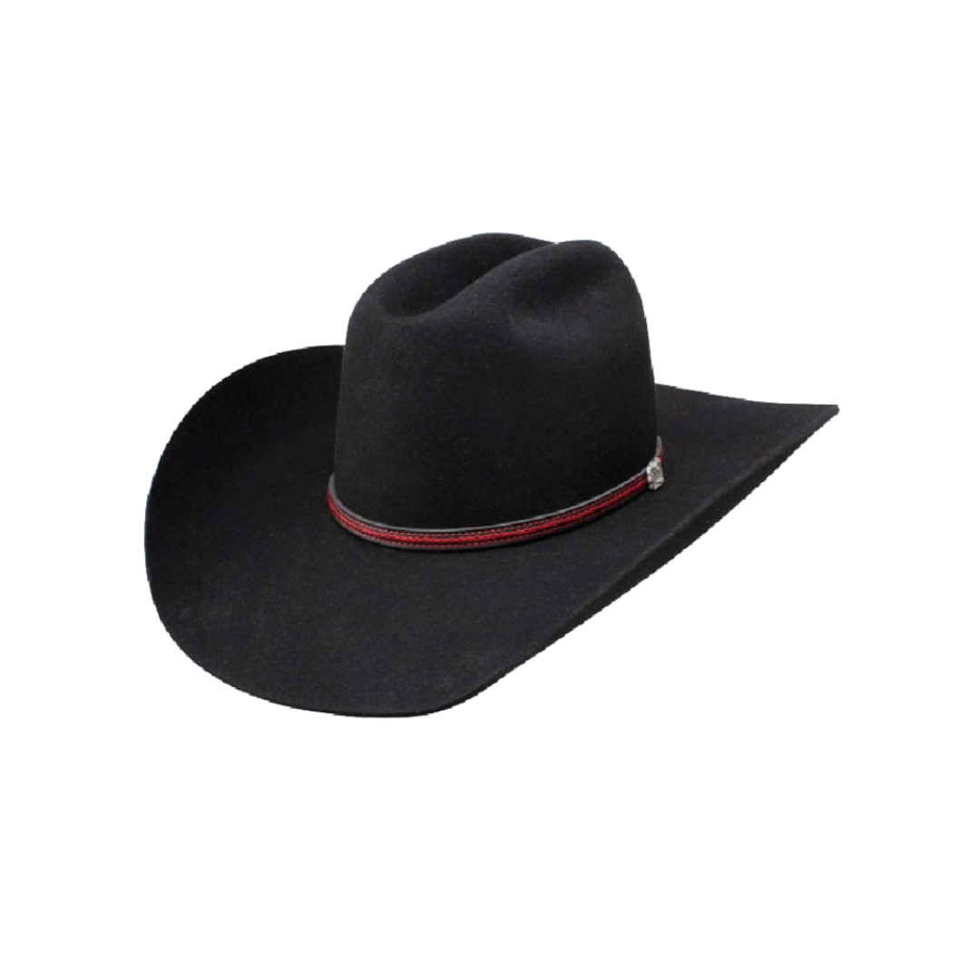 Resistol Men's 3x Mustang Trail Wool Felt Black Hat
