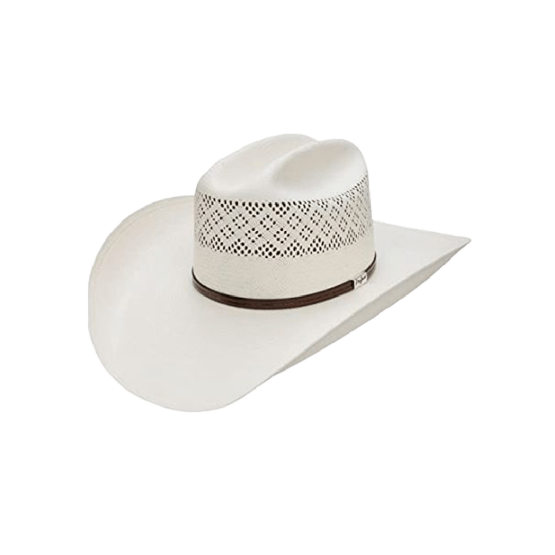 Resistol Men's 20x Jaxon Diamond Pattern White Hat