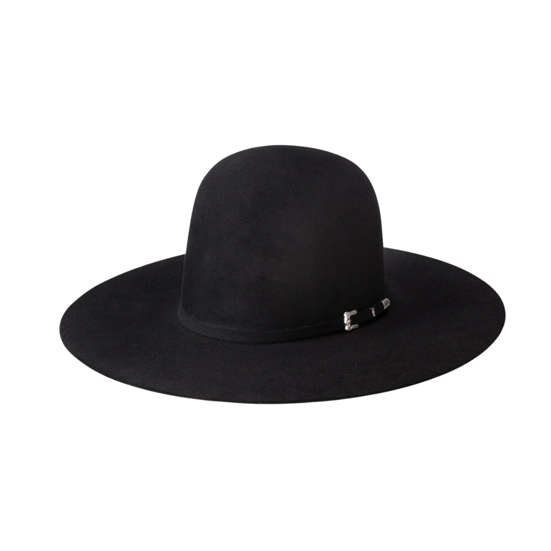 Resistol Hats Men's 20X Open Crown Black Hat