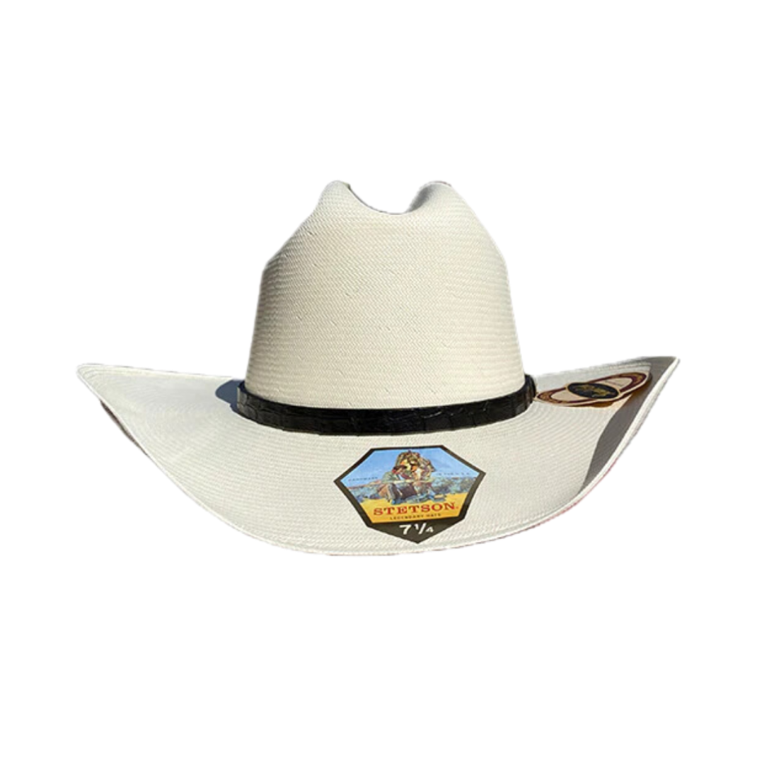 Stetson Men's 5000x El Jefe Band Straw White Hat