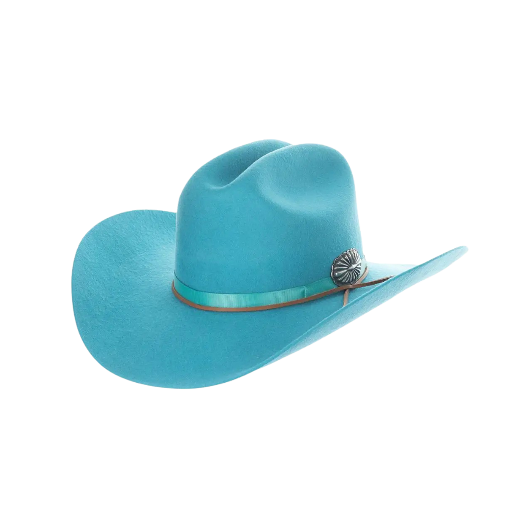 Justin Men's Wyoming Wool Turquoise Hat