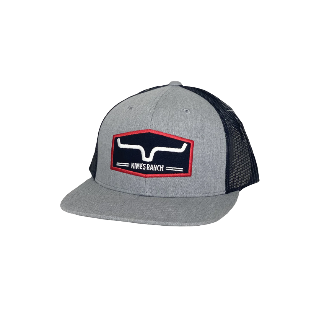 Kimes Ranch Men's Replay Trucker Grey Cap
