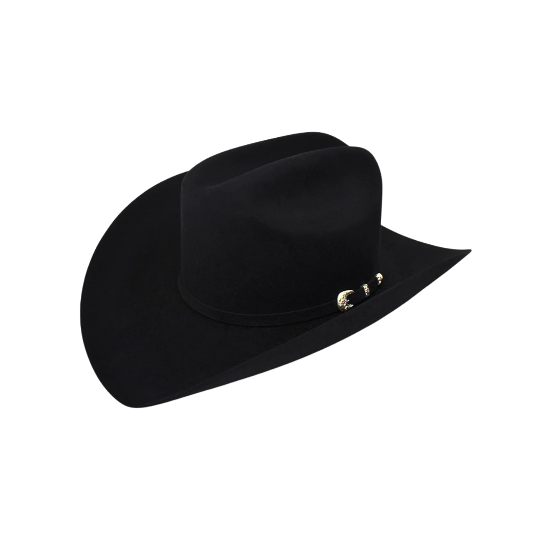 Milano Men's Larry Mahan Real 6X Felt Black Hat