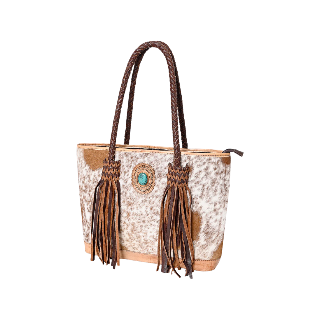 American Darlin Women's Hair On Brown Tote