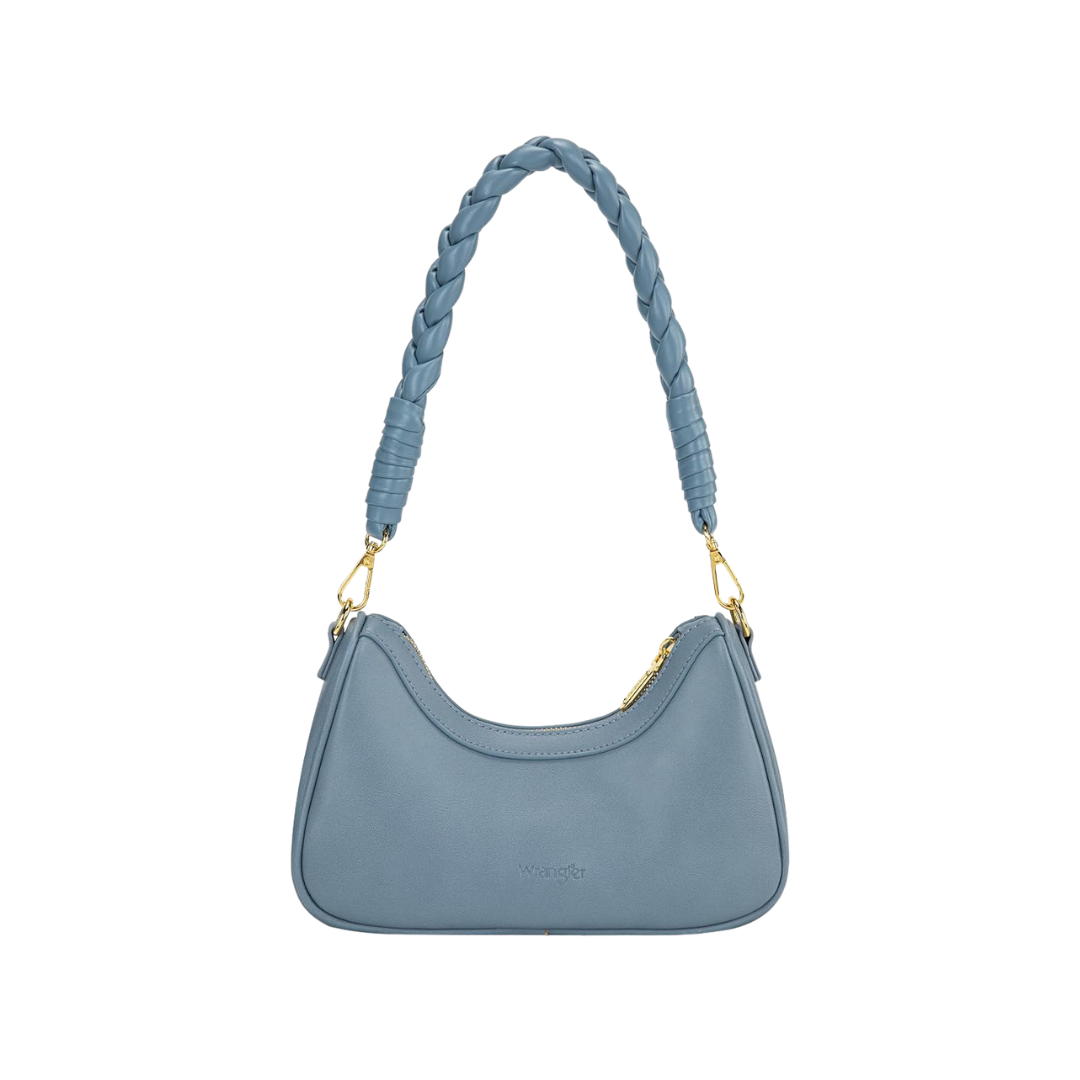 Wrangler Women's Jean Floral Print Braided Hobo Bag