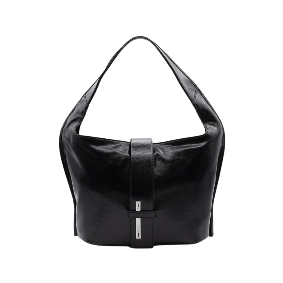 Miss Me Women's On Repeat Black Shoulder Bag