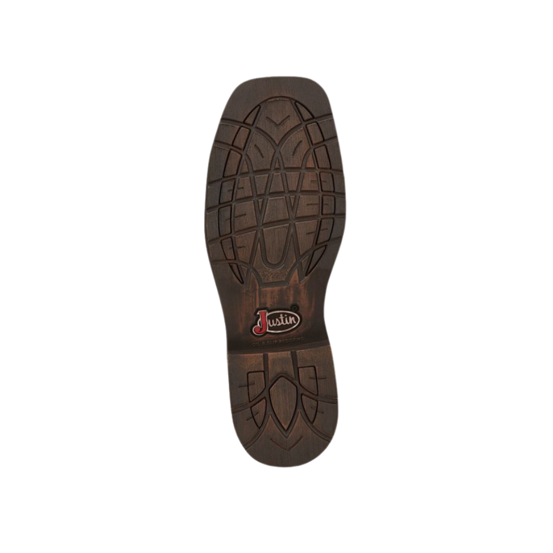 Justin Men's Steel Toe Amarillo Brown Boots