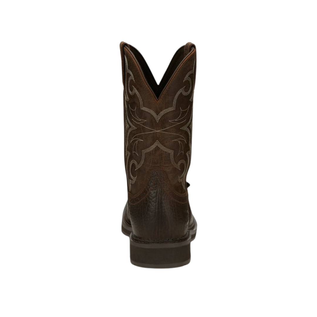 Justin Men's Steel Toe Amarillo Brown Boots