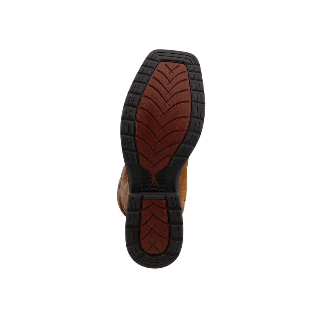Twisted X Men's 12 Lite Cowboy Work Composite Brown Boots