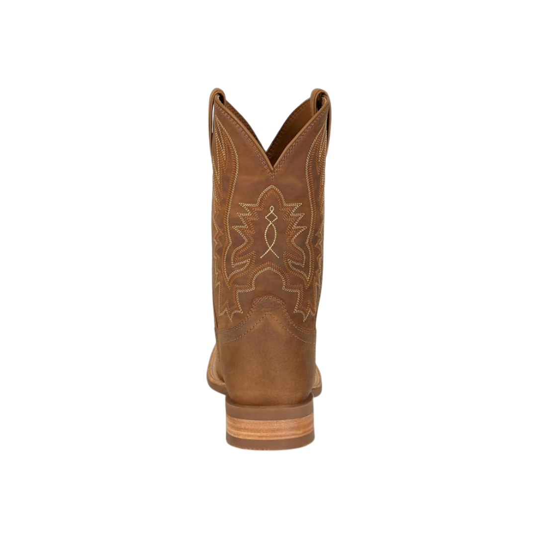 Justin Men's Rustle Premium Leather Brown Boots