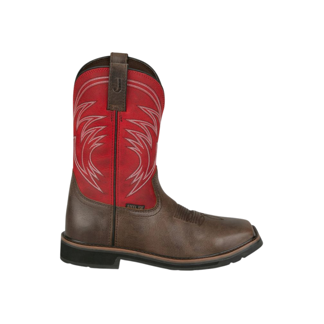 Justin Men's Apprentice 11 Steel Toe Coffee Boots