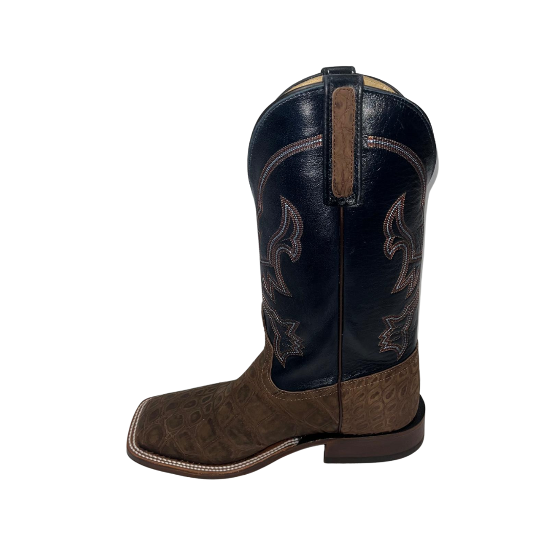Anderson Bean Men's Chocolate Alligator Boots