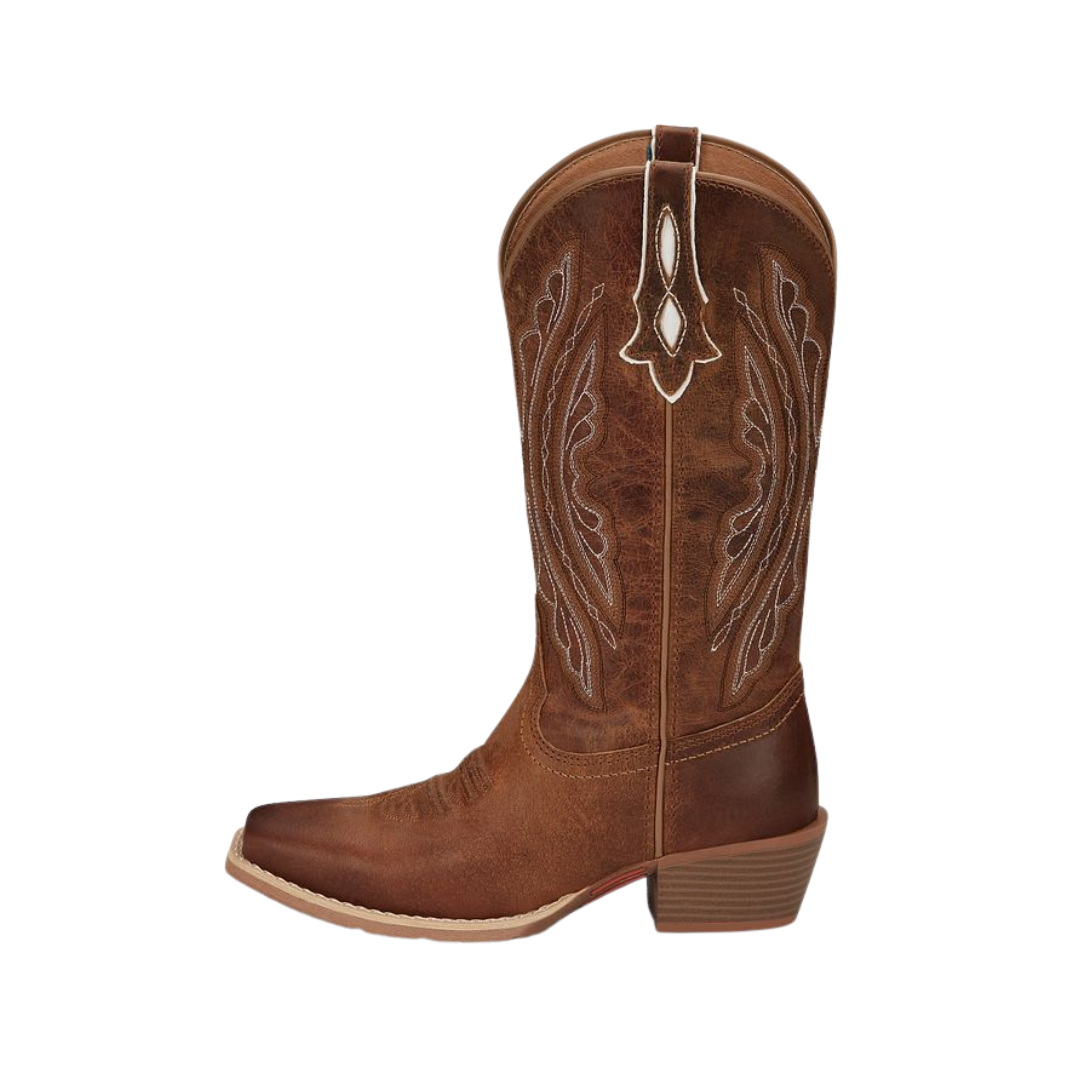 Justin Women's Rein 12 Western Waxy Tan Boots