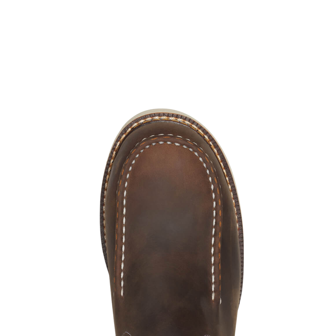 Thorogood Men's Moc Toe Wellington Brown Boots