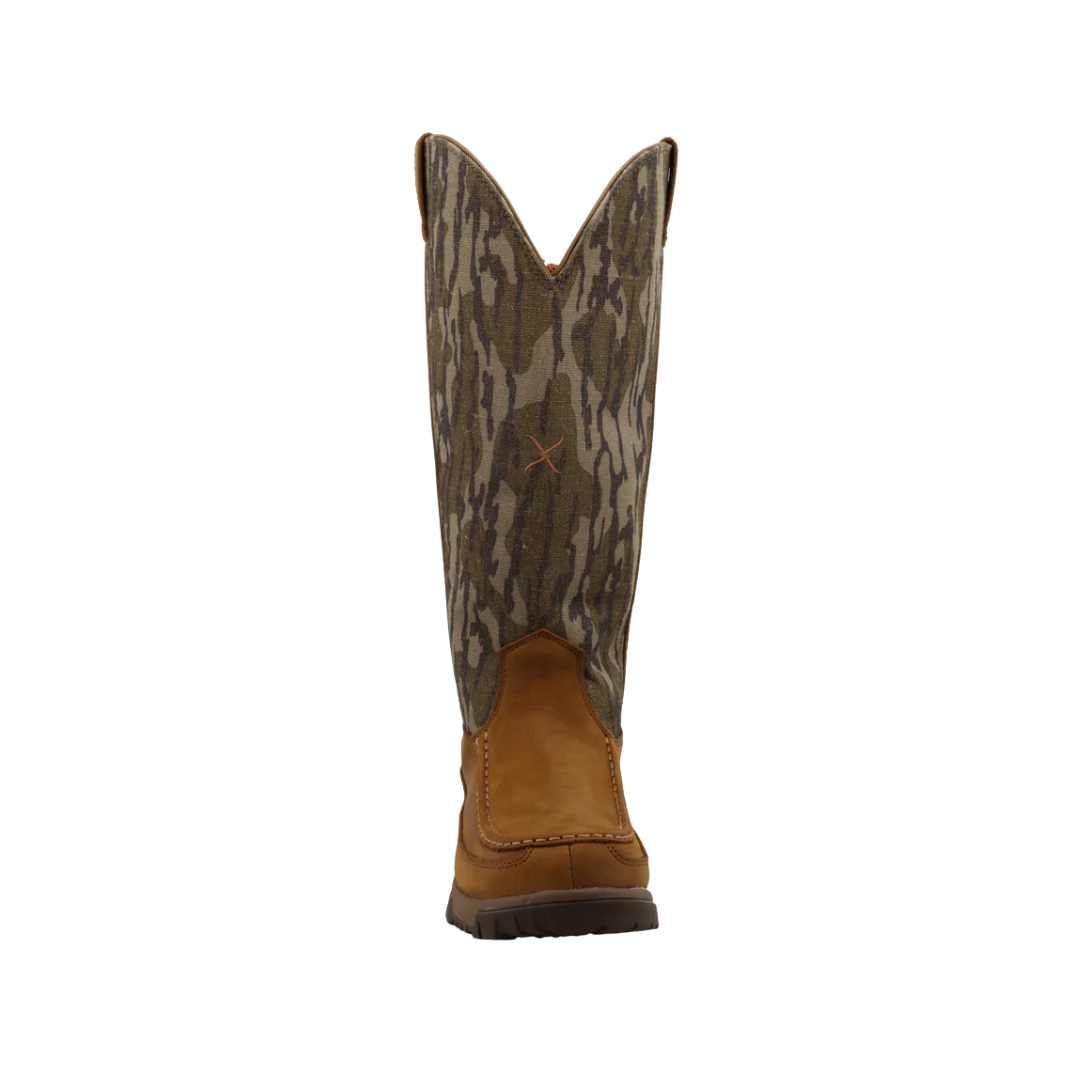 Twisted X Men's 17 Waterproof Snake Mossy Oak Camo Boots