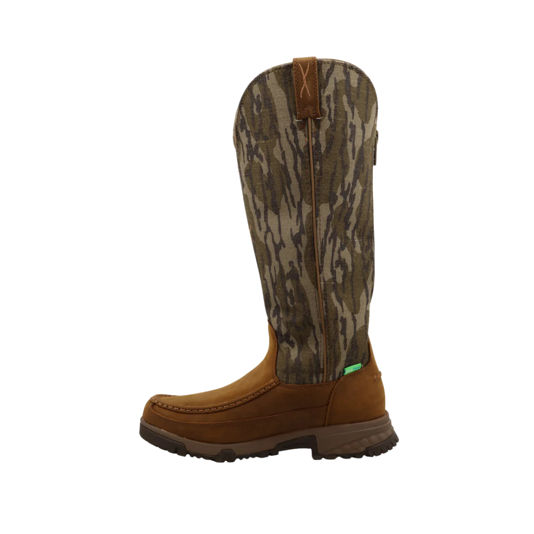Twisted X Men's 17 Waterproof Snake Mossy Oak Camo Boots