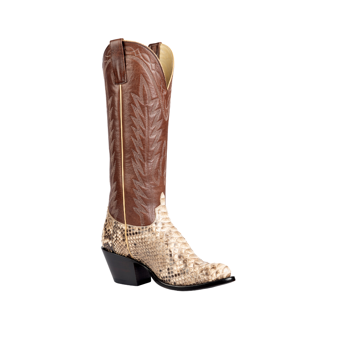 Macie Bean Women's Mink Python Coffee Top Boots