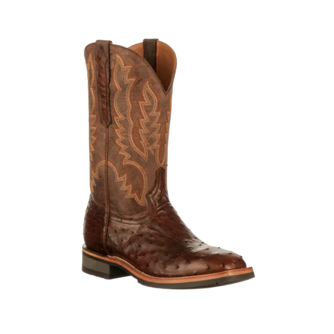 Lucchese Men s Antique Chocolate Brown Boots Handcrafted Western Style