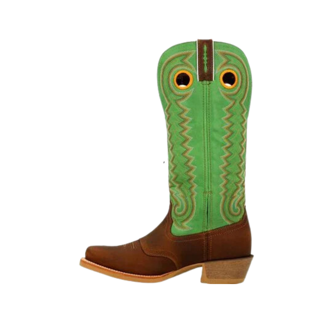 Rocky Men's Brown Buckaroo Western Saddle Boot