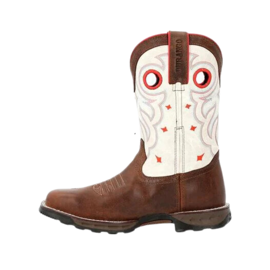 Durango Women's Maverick Steel Toe Waterproof Work Brown Boots